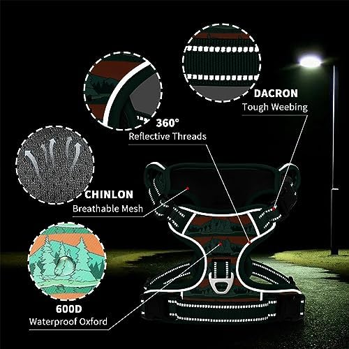 Timos Small Dog Harness, No Pull No Choke, Easy On & Off, Wilderness - Image 5