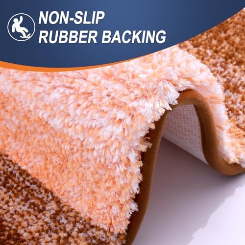 OLANLY Bathroom Runner Rug 47x17, Extra Soft Absorbent Microfiber Bath Rugs - Image 4
