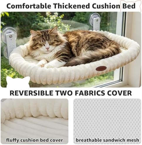 Woochpet Cat Window Perch for Window - Image 2