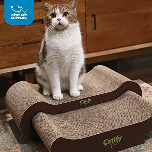Best Pet Supplies Catify Corrugated Cardboard Cat Scratcher - Image 6