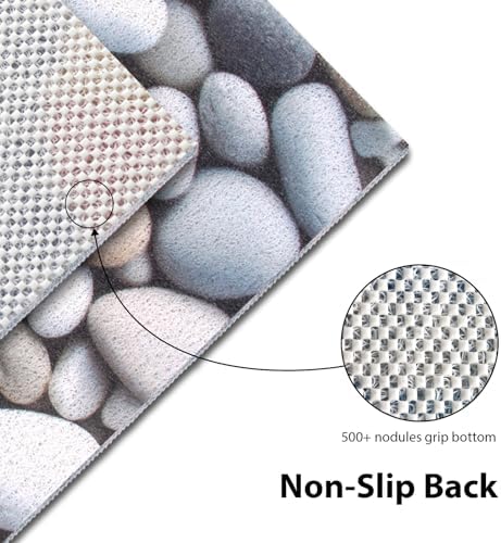 Square Shower Mat, Yonala 27 x 27 Inch Stylish Non Slip Shower Mats - Image 3
