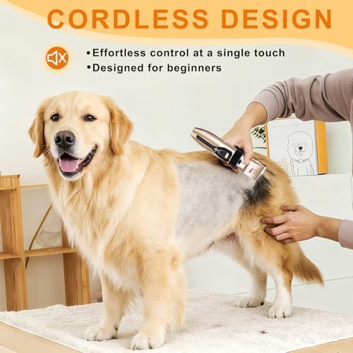 Dog Clippers for Grooming, Low Noise, Electric Quiet, Adjustable Clipper Comb - Image 3