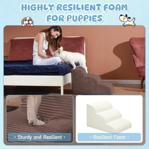 Mesa Lemon 2 Step Dog Stairs Pet Ramp - Image 5