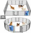 Dog Playpen Outdoor, 40 Inch Height 16 Panels Foldable Dog Pens Outside by HomePage