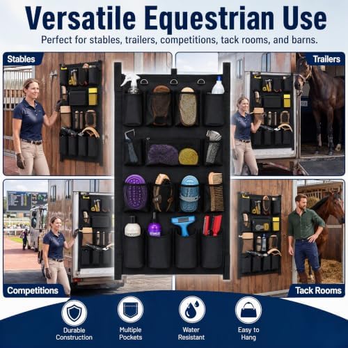 Horse Trailer Grooming Bag, Horse Door Caddy, Farm Tool Storage Bag - Image 6