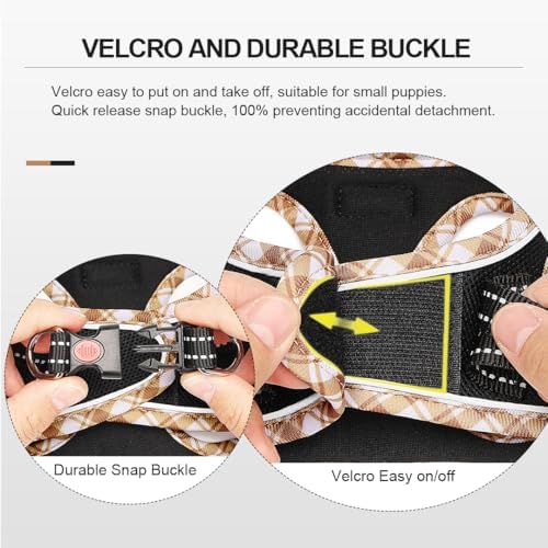 Mercano Soft Mesh Dog Harness and Leash Set, Step-in Reflective Breathable - Image 5