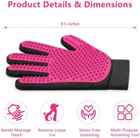 Pet Hair Removal Glove with Silicone Tips - Image 2