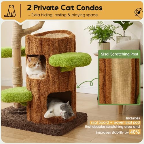 KAMABOKO 57 Inch Luxury Cat Tree - Image 5