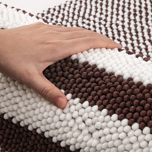BSICPRO Bathroom Rugs, 17x24 Chenille Bath Mats - Image 6