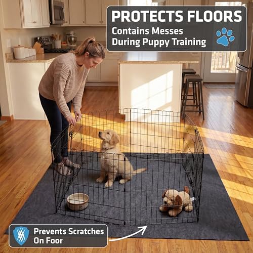 Drymate Jumbo Dog Playpen Mat, Super Absorbent, Waterproof, Slip-Resistant - Image 2