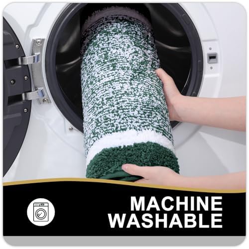 OLANLY Bathroom Rugs 30x20, Absorbent Microfiber Bath Rugs - Image 6