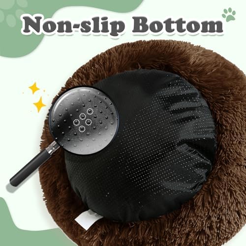 JOLLYVOGUE Dog & Cat Bed, Calming Anti-Anxiety Pet Bed - Image 3