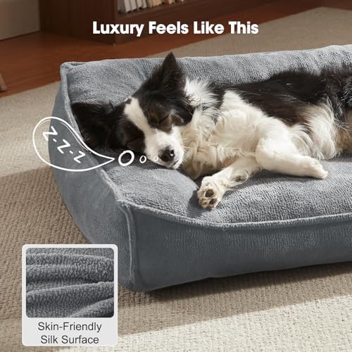 FURTIME XL Orthopedic Dog Bed Large Sized Dog, Extra Washable Dog Couch 42" - Image 5