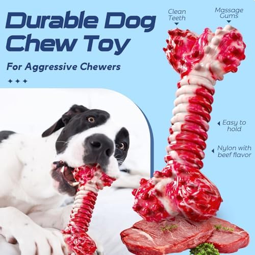SHARLOVY Dog Chew Toys for Aggressive Chewers - Image 2