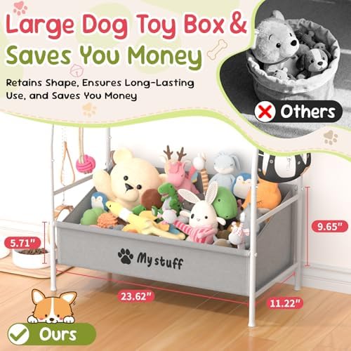Kaiferty Large Dog Toy basket, Toy Box - Image 4