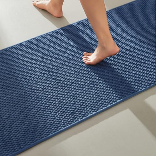 TYUU Bathroom Runner Rugs, Long Bath Mat Runner Washable Thin Quick Dry Low by TYUU