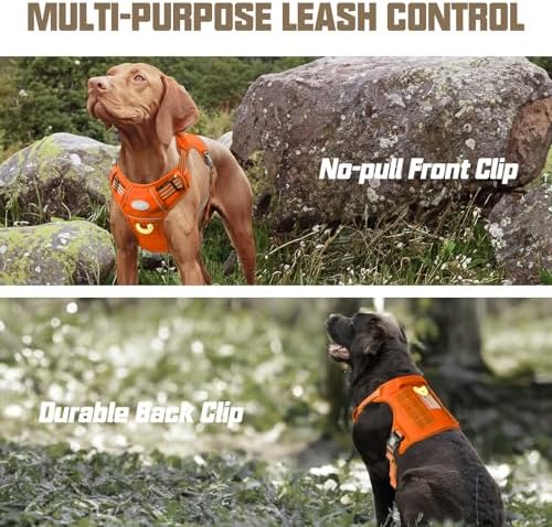 AUROTH Dog Harness for Large Dogs, No Pull Tactical Dog Vest Heavy Duty - Image 5