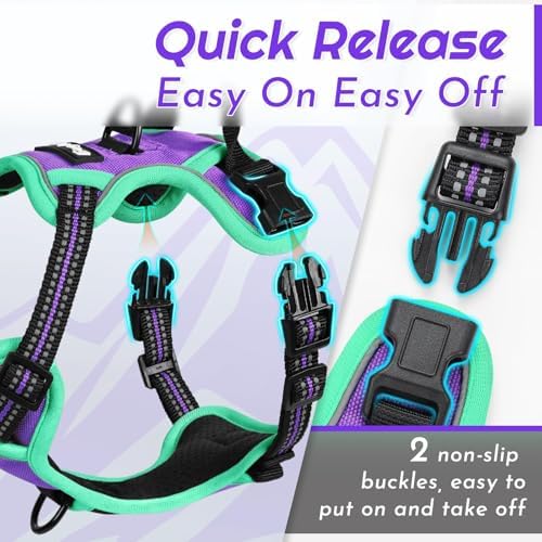 Eagloo Dog Harness for Small Dogs, No Pull Pet Vest - Image 5