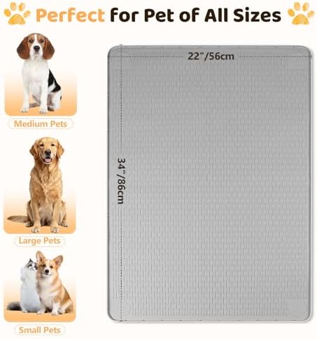 Silicone Dog Bed Mat 34"x 22" Crate Mat - Image 4