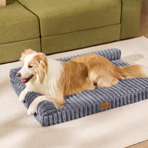 Orthopedic Large Dog Bed Furry Pet Bed, Washable Cover 42''X28'' - Image 2