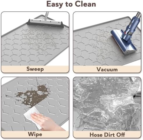 Garoopion Silicone Cat Litter Mat 24×16 inch - Image 4