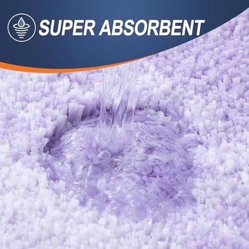 OLANLY Large Bathroom Rugs 60x40, Extra Soft Absorbent Microfiber Bath Rugs - Image 4