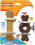 Nylabone Puppy Chew Teething Bone and Ring Bone Dog Chew Toys by Nylabone