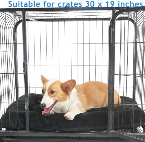 30 Inch Dog Crate Bed for Medium Size Dogs, Comfort Fluffy Plush Kennel Pad - Image 3