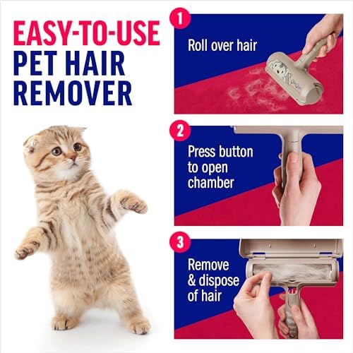 ChomChom Roller Pet Hair Remover – Original Size Reusable Lint Roller - Image 3