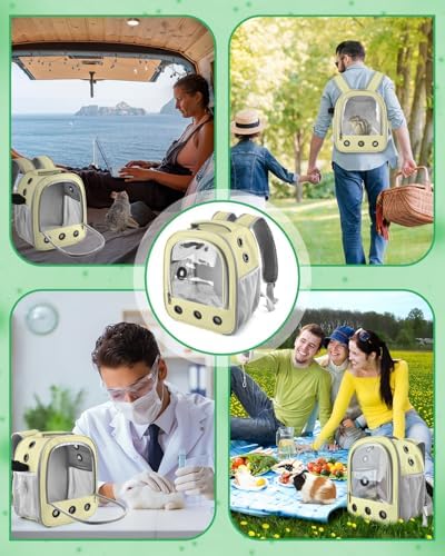 DBNESS Guinea Pig Carrier Backpack, Portable Rabbit Travel Carring Bag - Image 6