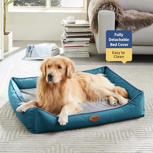 Tidore Orthopedic Dog Beds for Medium Dogs, Durable Egg Crate Foam Sofa Dog Bed - Image 2
