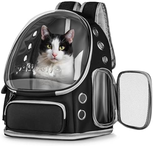 Cat Backpack Carrier Clear Bubble Window by pawstrip