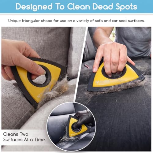 Analan Mini Pet Hair Remover for Car Detailing Dog Hair Tool Brush - Image 4