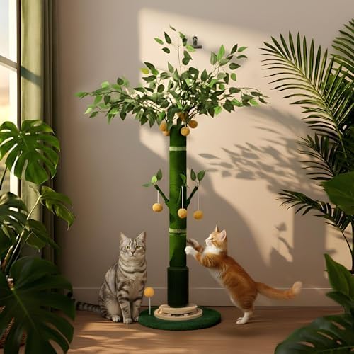46" Extra Tall Cat Scratching Post by BOLIAN