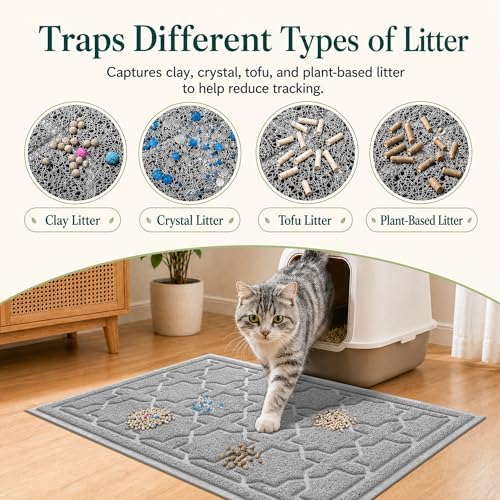 Yimobra Cat Litter Mat, Waterproof Litter Trapping Mat - Image 2