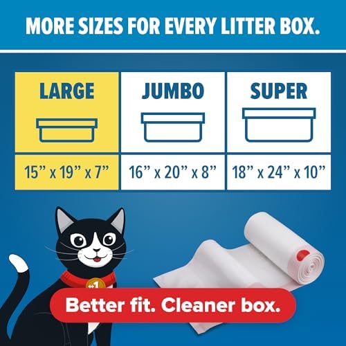 Jonny Cat Litter Box Liners Heavy Duty, Tear & Leak Resistant Large 15ct - Image 2