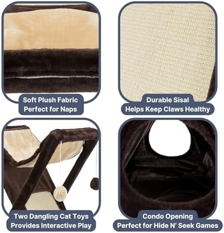 TRIXIE Miguel Fold and Store 25.5" Indoor Cat Furniture - Image 4