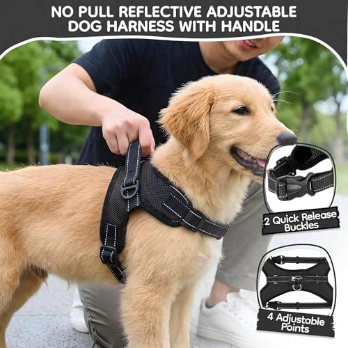 No Pull Reflective Adjustable Dog Harness - Image 2