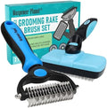 Maxpower Planet Dog Rake and Brush Set by MaxpowerPlanet