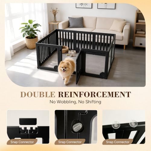 Heeyoo Clear Acrylic Dog Playpen - Image 3