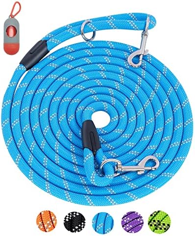 Long Dog Leash for Dog Training 10FT/16FT/30FT/50FT/100FT, Reflective Heavy by Lanwandeng