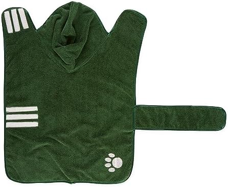 Bone Dry Pet Robe Collection Embroidered Absorbent Microfiber Bath Robe - Image 2