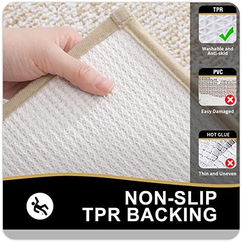 OLANLY Bathroom Runner Rugs 70x24, Extra Long Bath Mats - Image 4