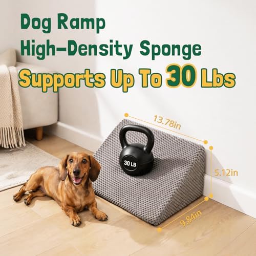 Dog Ramp for Stairs with Non-Slip Bump for Small & Senior Dogs Cats 2 Pack - Image 2