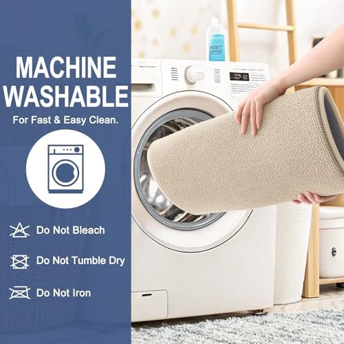 OLANLY Memory Foam Large Bathroom Rugs 59x35, Absorbent Bath Mat - Image 6