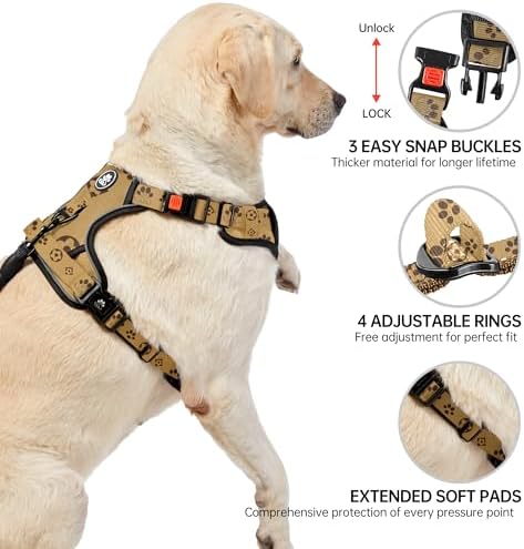 NESTROAD Reflective Dog Harness - Image 4