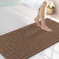 Smiry Bathroom Rugs 47X24, Extra Soft Rubber Backing Chenille Bath Mats by Smiry
