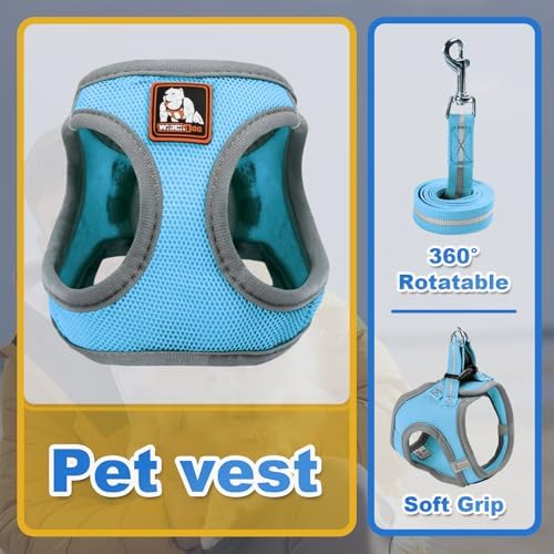 Dog Harness Medium Sized Dogs, Puppy Harness and Leash Set - Image 5