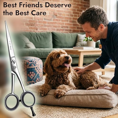ARSUK Dog Grooming Shears 7-Inch Professional Japanese Stainless Steel Pet - Image 6