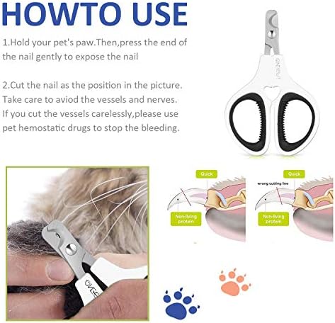 Pet Nail Clippers, Cat & Kitten Claw Nail Clipper Safe Sharp Trimmer - Image 3